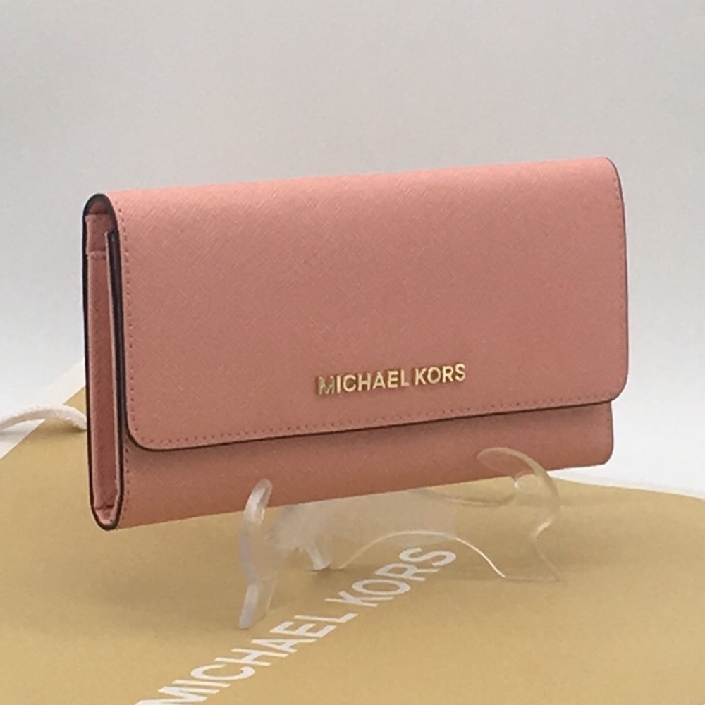 MICHAEL KORS LG TRIFOLD PAWDER BLUSH 35S8GTVF7L